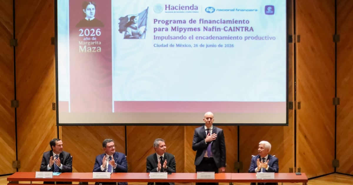 Nafin y Caintra suscriben convenio para impulsar financiamiento a Mipymes